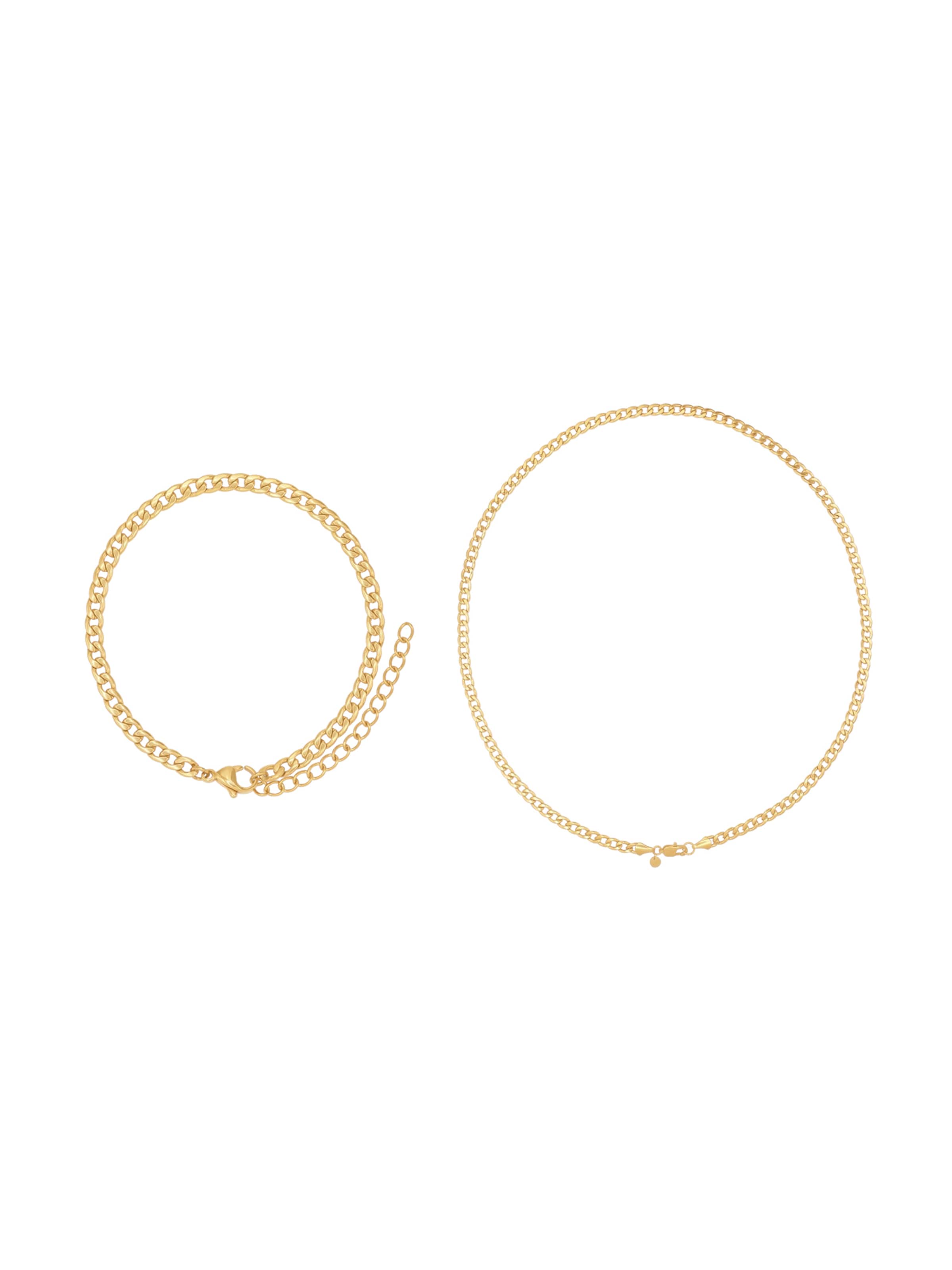 Heideman Jewelry set 'Ryan' in Gold: front