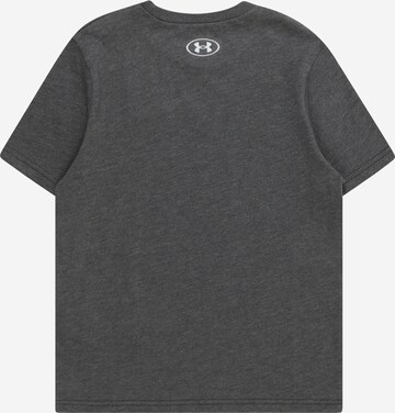 UNDER ARMOUR Sportshirt 'WORDMARK' in Grau