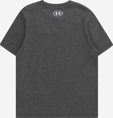 T-Shirt fonctionnel 'WORDMARK' UNDER ARMOUR en gris