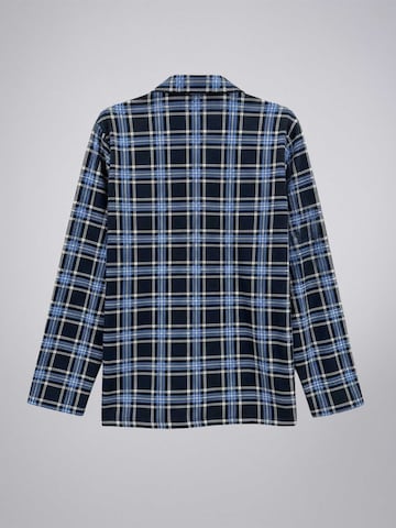 PANTONECLO Pyjama lang 'Pantoneclo Men’s Nightwear Set' in Blauw