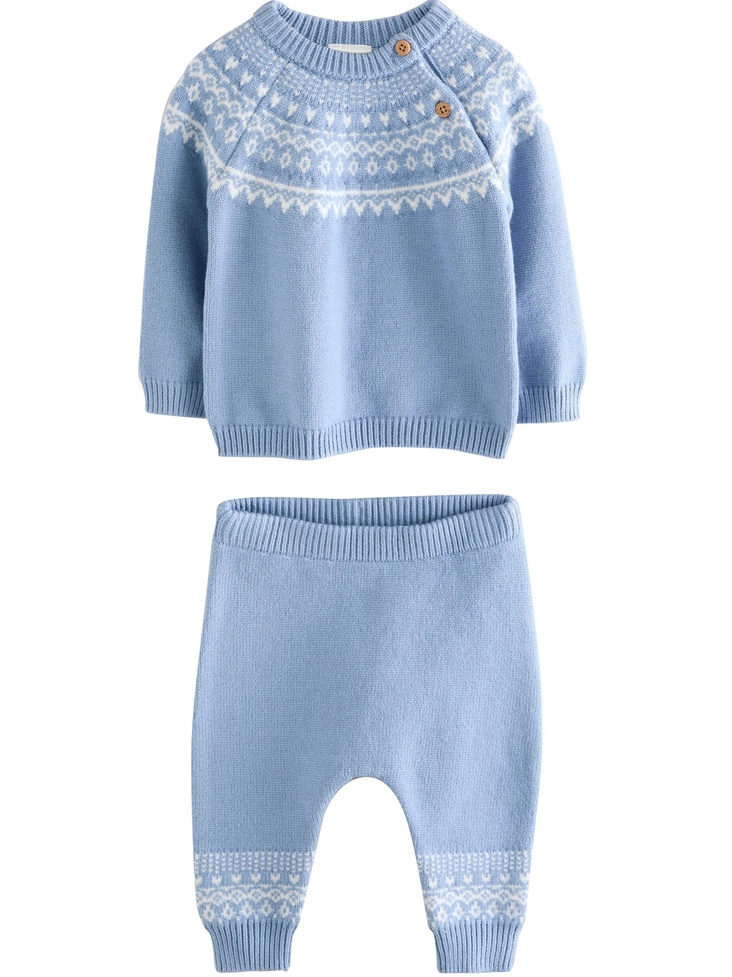 Set de la Next pe albastru: față