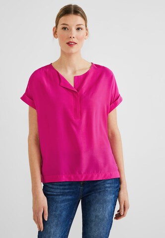 STREET ONE Blouse in Pink: front