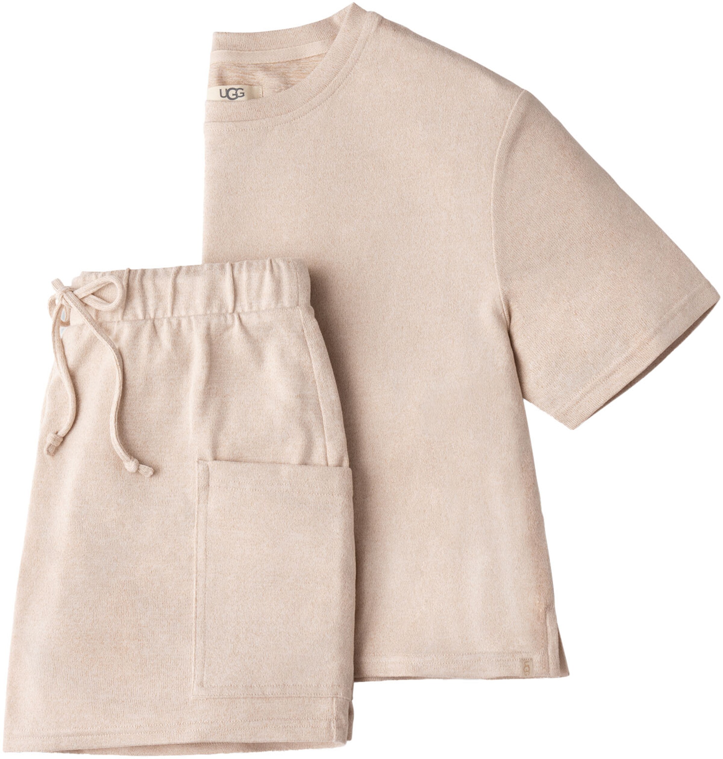 UGG Short Pajama Set in Beige