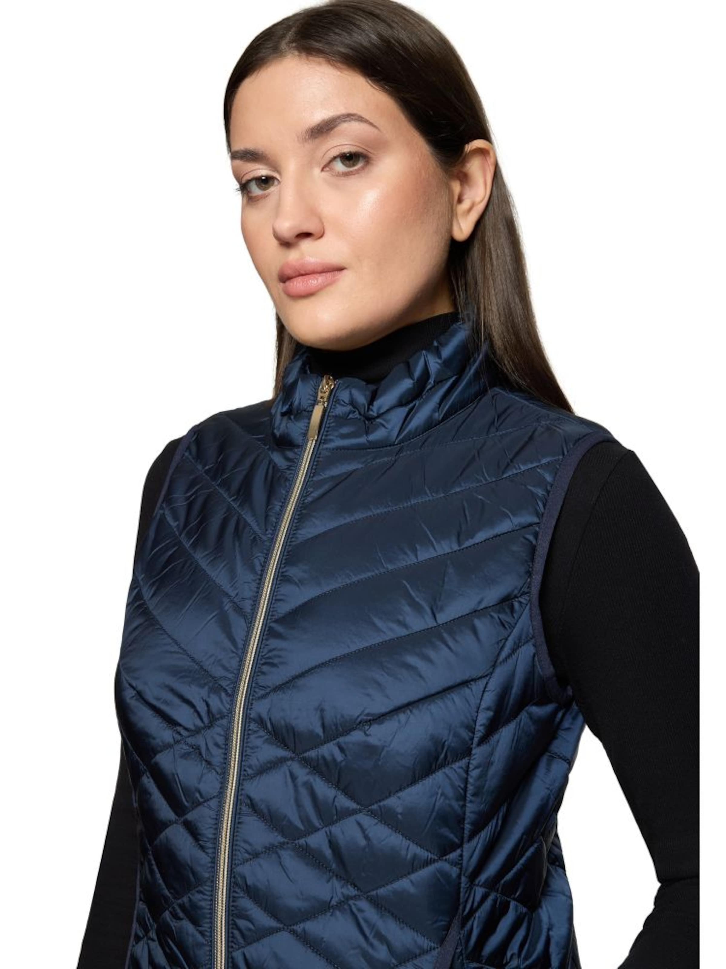 Betty Barclay Steppweste mit Reißverschluss in Blau