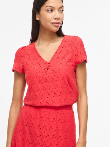 VILA - Blusa 'VIAmalina' en rojo