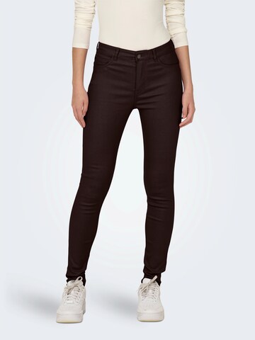 JDY Skinny Fit Дънки 'JDYNEWTHUNDER' в кафяво: отпред