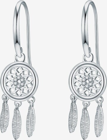 Boucles d'oreilles Rafaela Donata en argent : devant