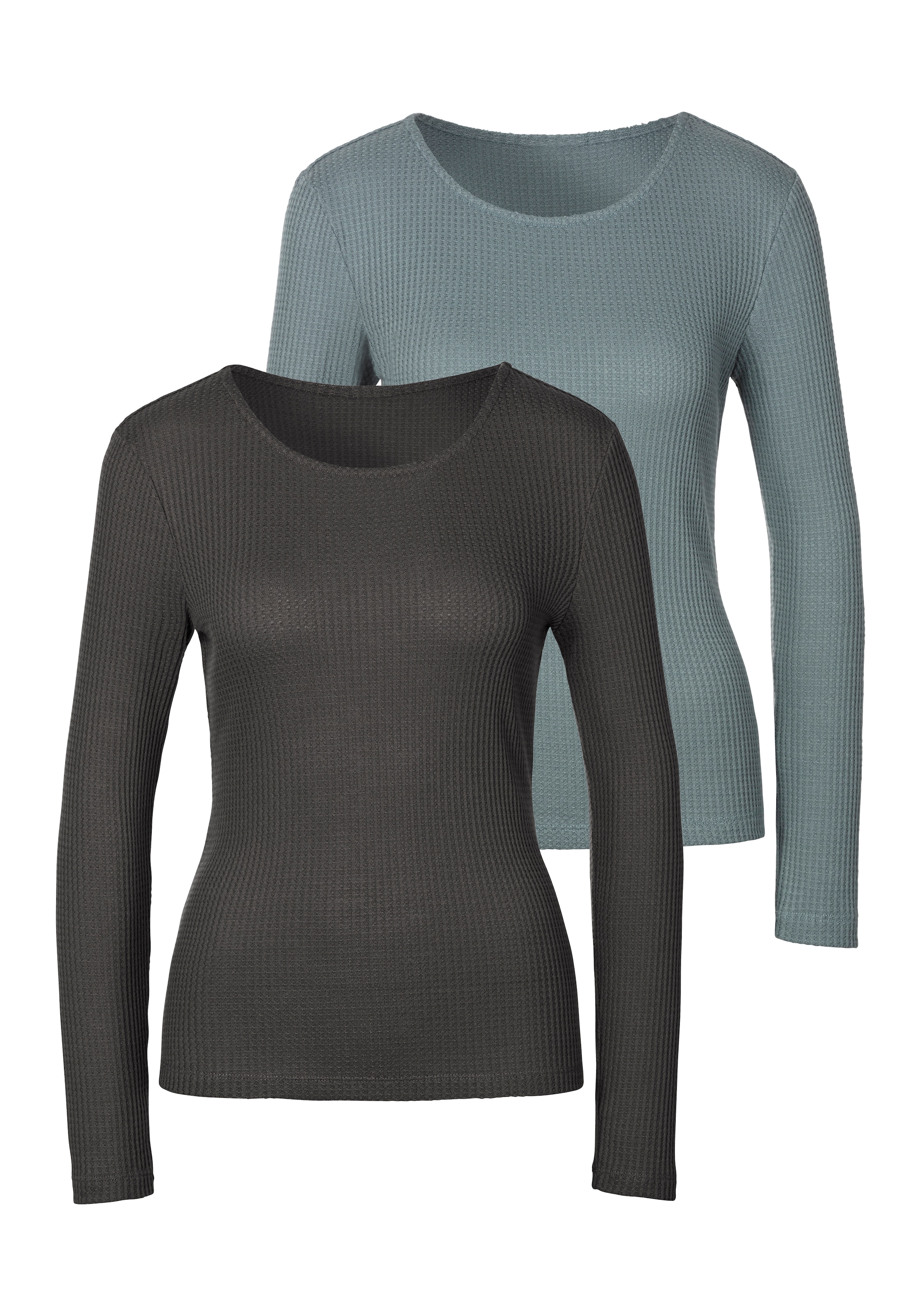 LASCANA Särk, värv hall: eest vaates