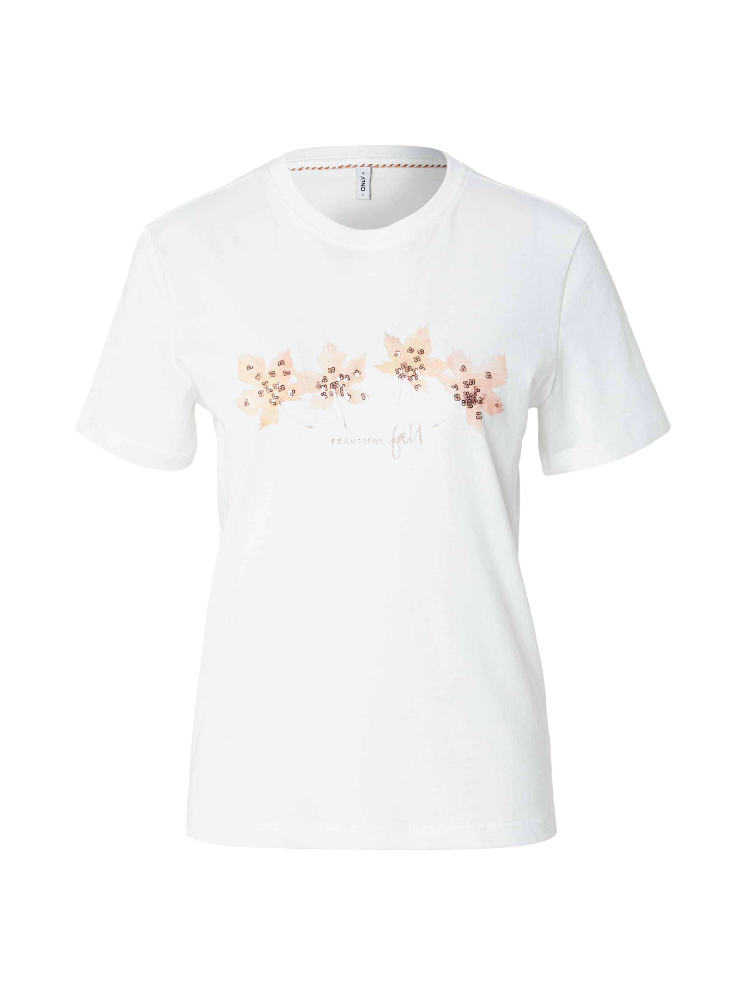 T-shirt 'ONLKITA' ONLY en blanc : devant