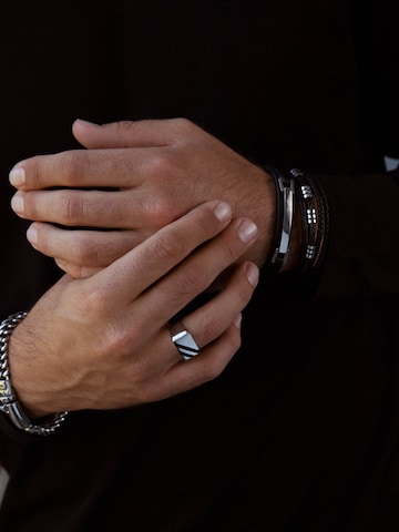 Lucardi Ring in Silver