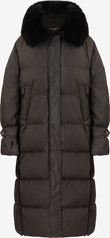 APART Winter Coat in Black: front
