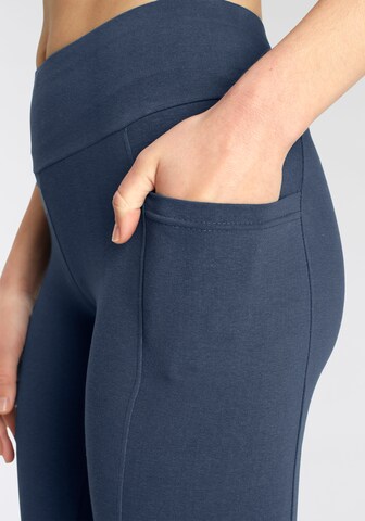 VIVANCE Skinny Workout Pants in Blue