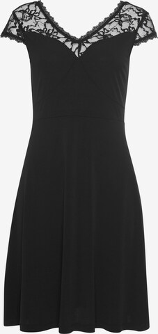 MELROSE Dress in Black: front