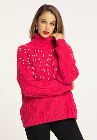 faina Sweater in Red: front