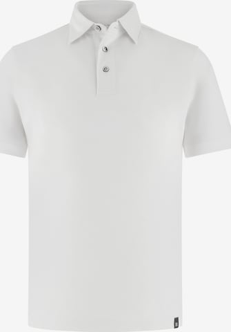 Boggi Milano Poloshirt in Weiß: Vorderseite