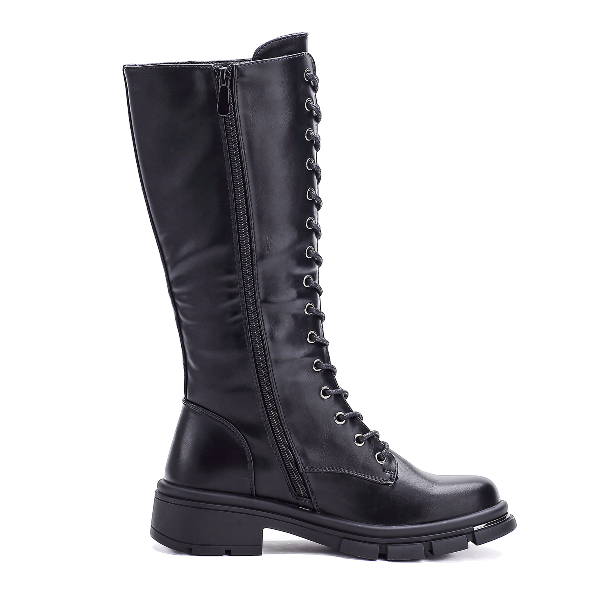 Stivale stringato di Elara in nero