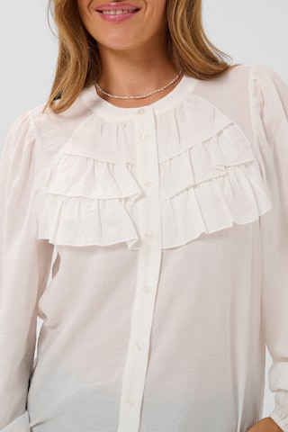 Kaffe Blouse in White