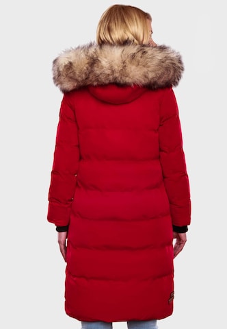 Cappotto invernale 'Schneesternchen' di MARIKOO in rosso