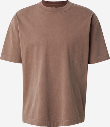 HOLLISTER Tričko – hnědá: přední strana