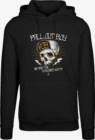 Sweat-shirt 'Fall Out Boy Youth Skull' F4NT4STIC en noir : devant