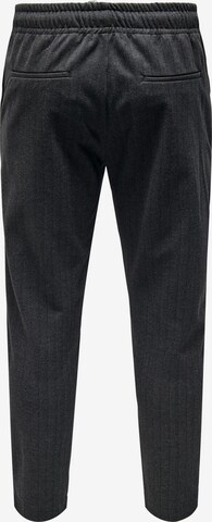 Only & Sons - Tapered Calças 'ANTON' em preto