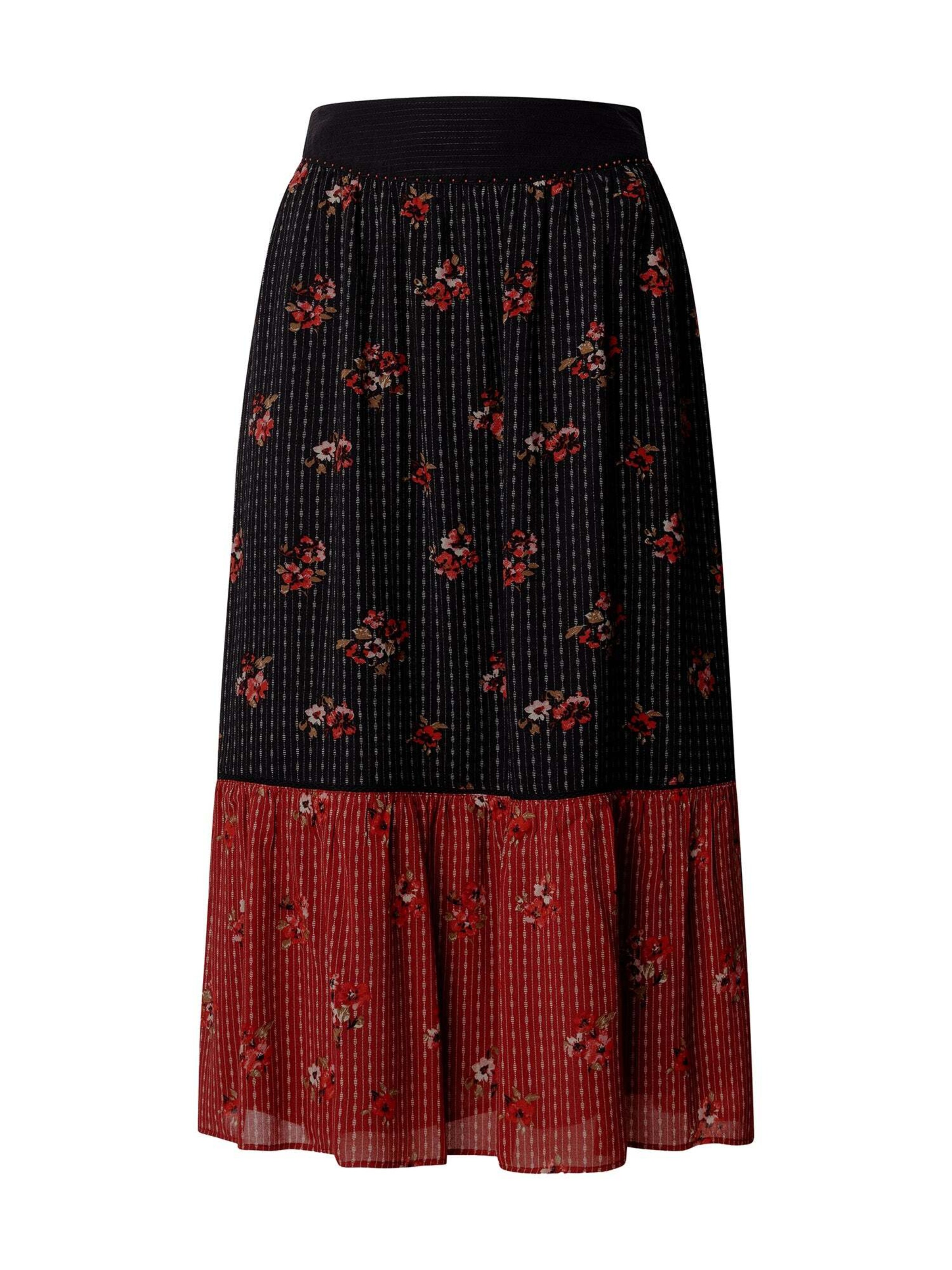 Gonna 'Galatea' di Pepe Jeans in nero: frontale