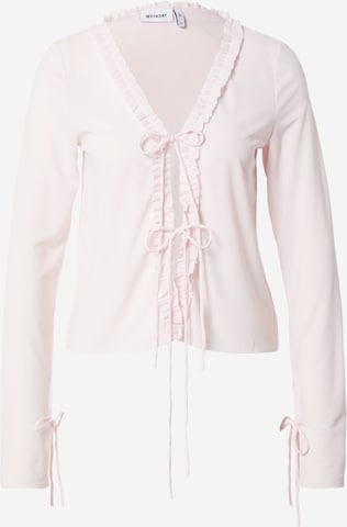 WEEKDAY Bolero in Pink: front