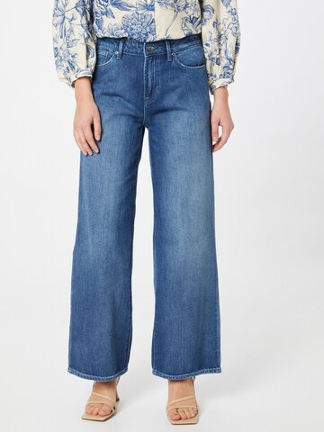 DENHAM Wide leg Jeans 'KEIRA' in Blauw: voorkant