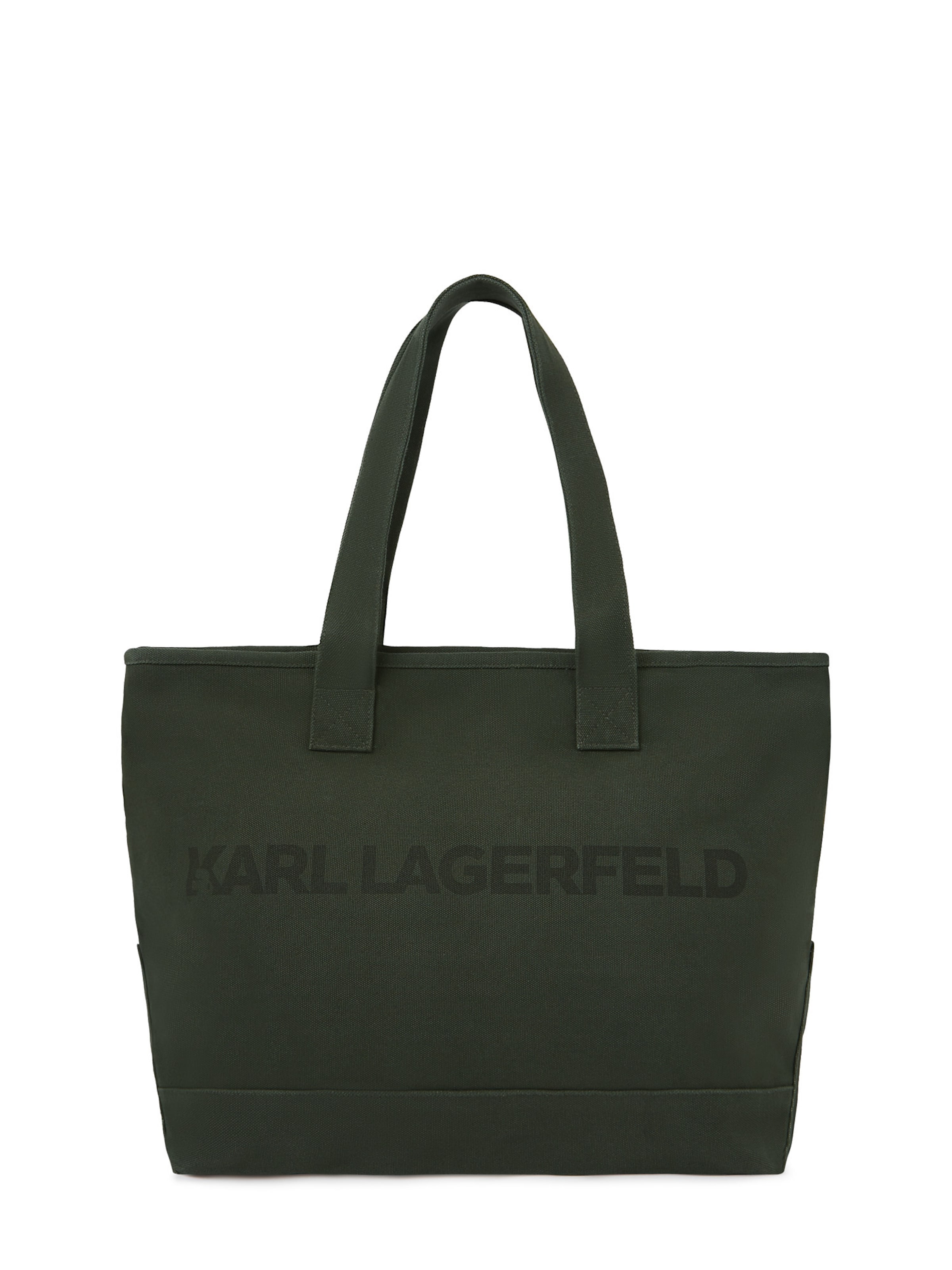 Shopper di Karl Lagerfeld in verde: frontale