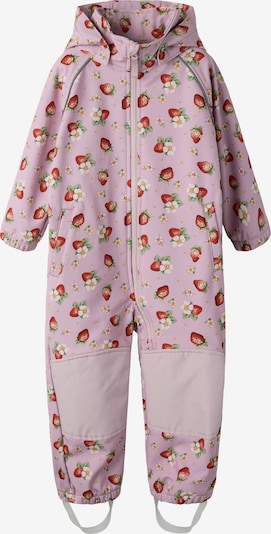 Funkcinis kostiumas 'NMFAlfa08' iš NAME IT, spalva – žalia / alyvinė spalva / raudona / balta, Prekių apžvalga