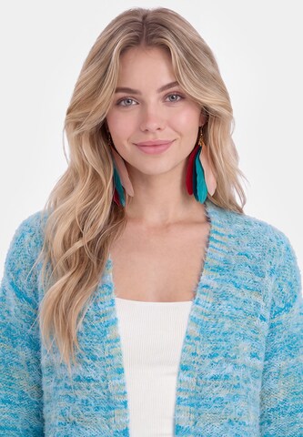 IZIA Gebreid vest in Blauw