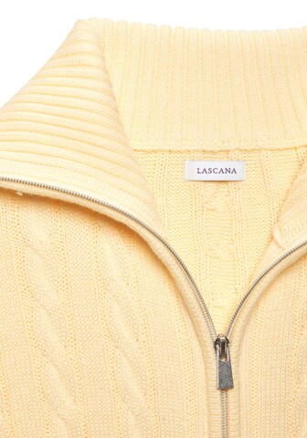 LASCANA Knit Cardigan in Yellow