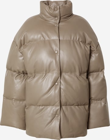 Samsøe Samsøe Winter Jacket 'HANA' in Brown: front