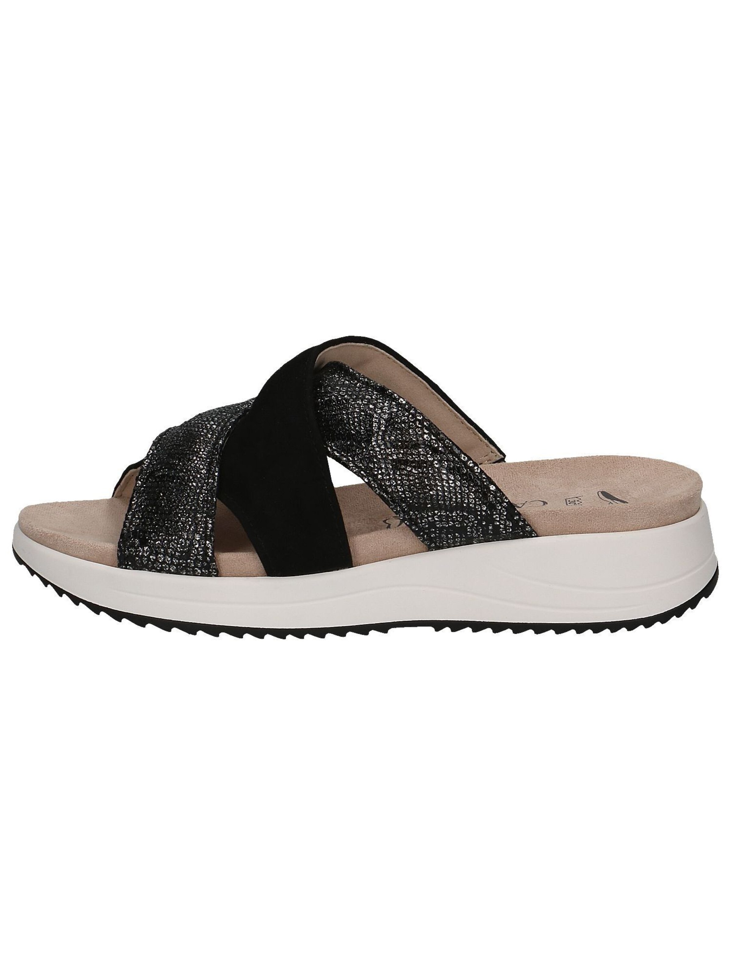 CAPRICE Pantolette in Schwarz