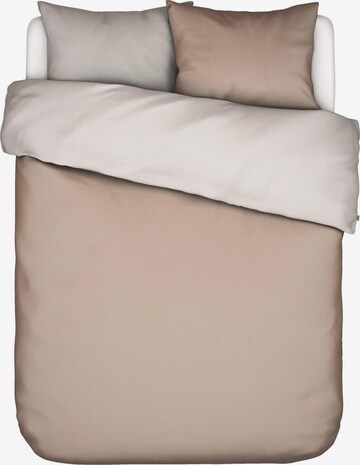 COVERS & CO Duvet Cover 'Two in one' in Brown: front