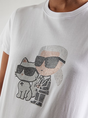 Karl Lagerfeld - Camiseta 'Ikon' en blanco