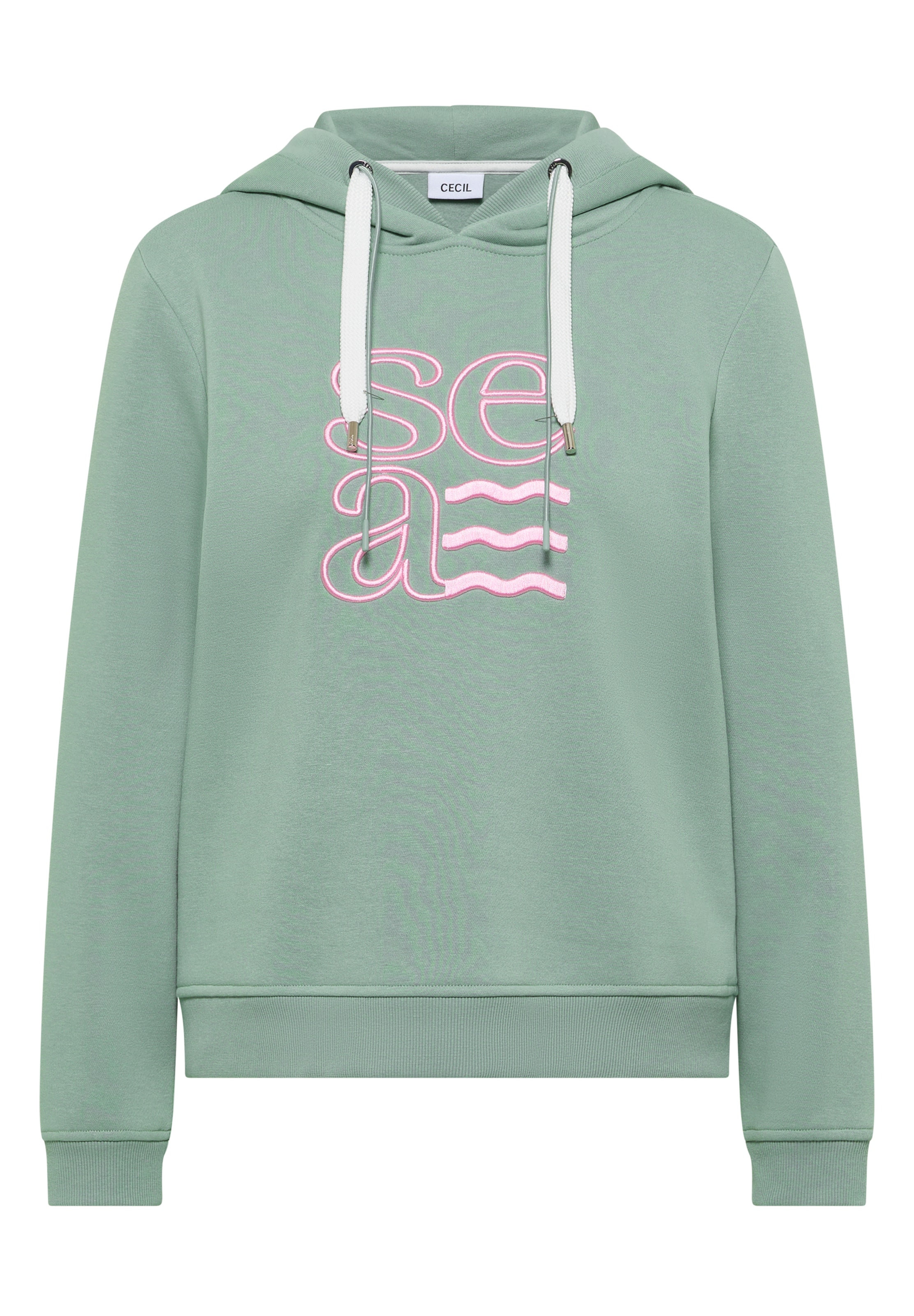 CECIL Sweatshirt in Green: front