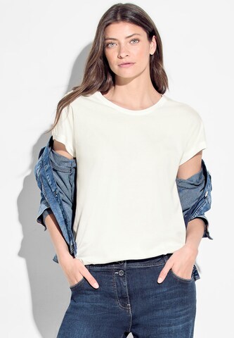 CECIL T-Shirt in Weiß