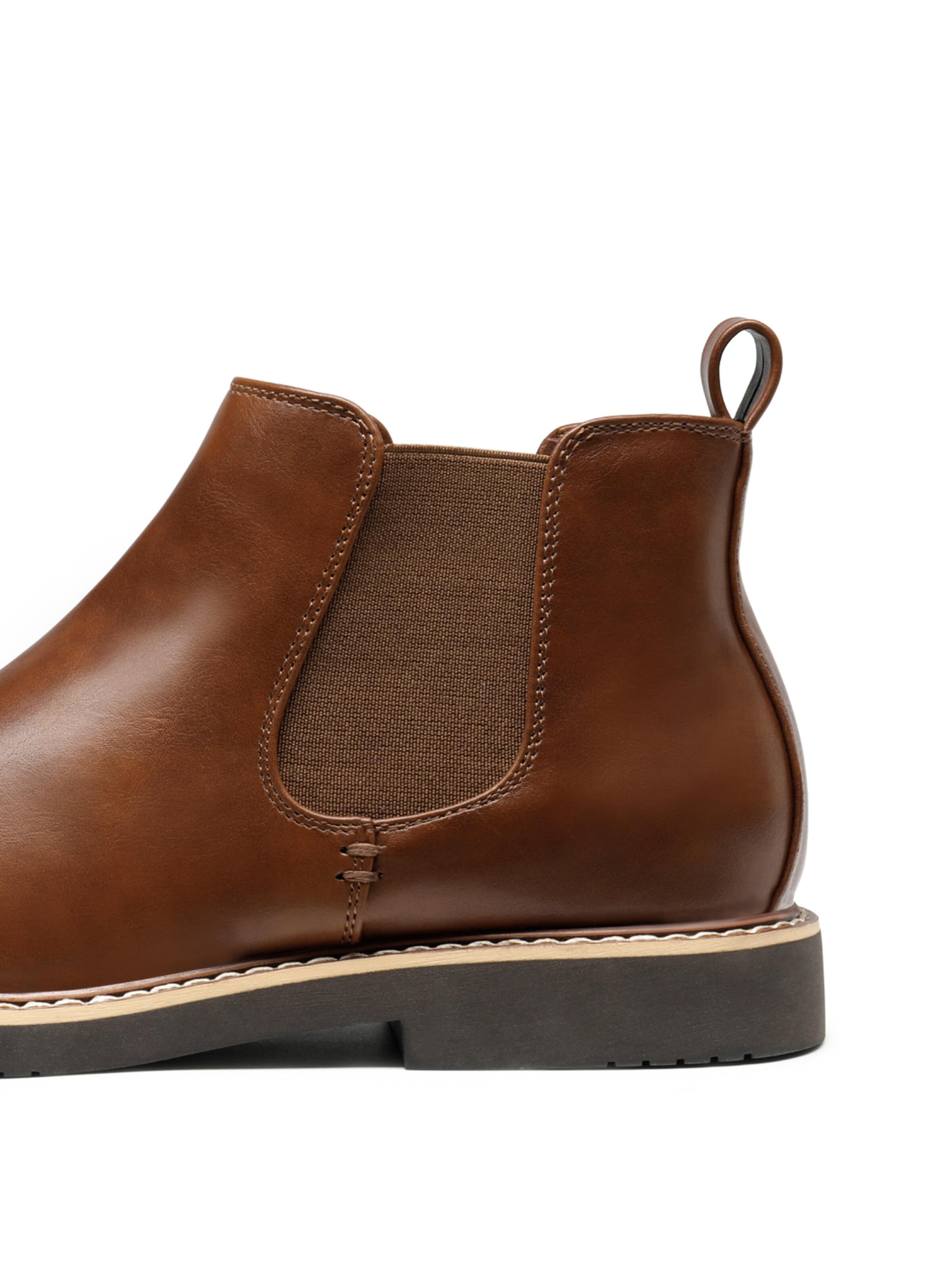 Bruno Marc Chelsea Boots in Brown
