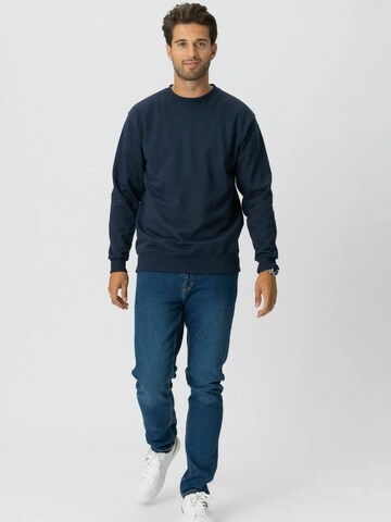 Pull-over ' Sweatshirt ' TEESHOPPEN en bleu
