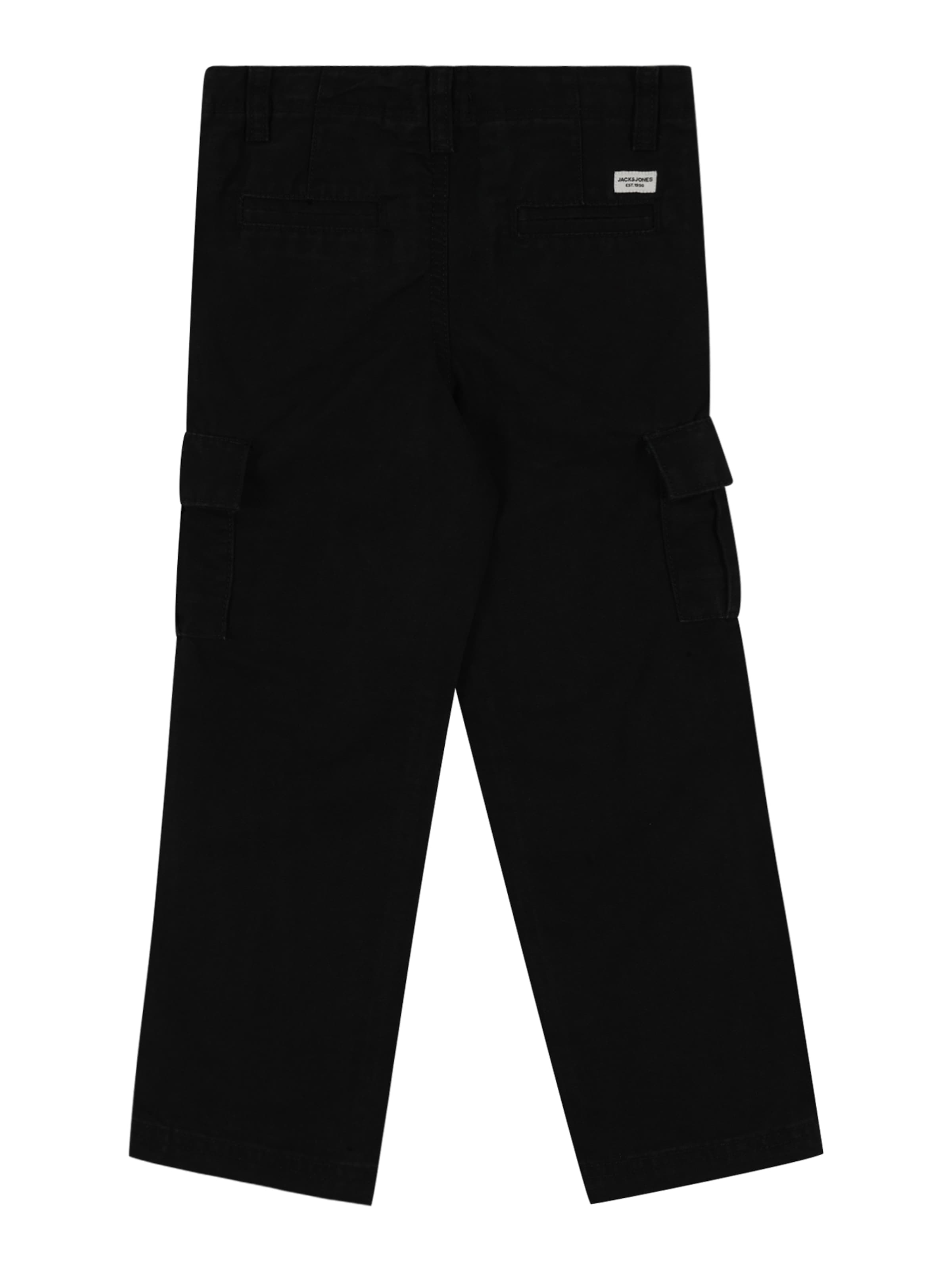 JACK & JONES MINIWide Leg/ Široke nogavice Hlače 'JPSTKane JJBarkley' - crna boja