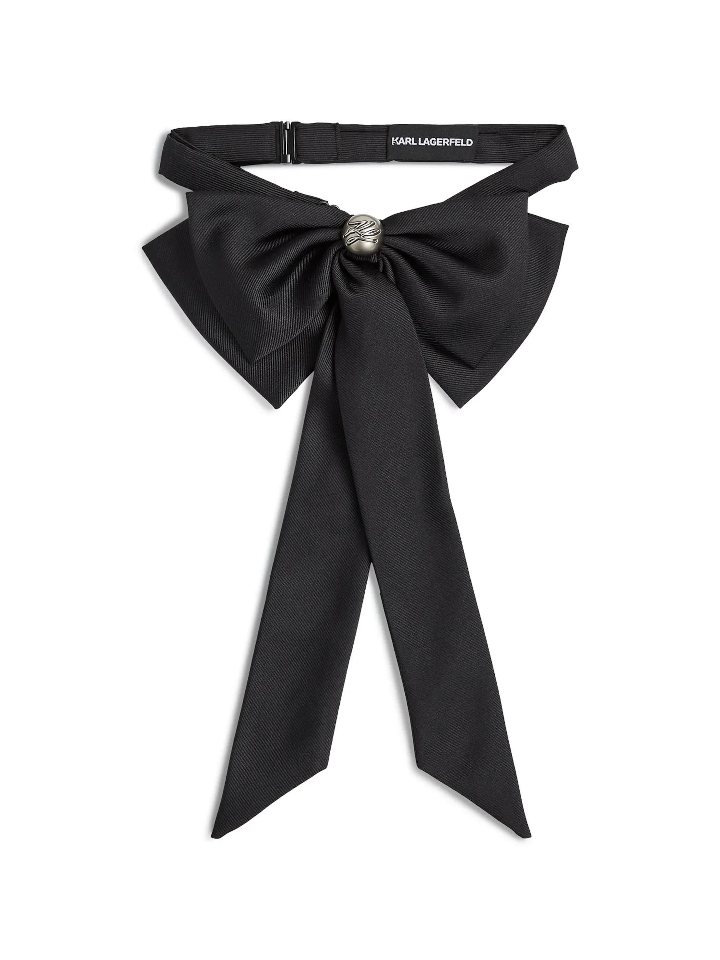Karl Lagerfeld Kragen in Schwarz: Vorderseite