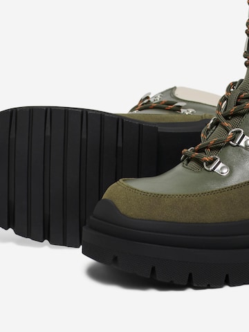 ONLY Ботинки на шнуровке 'BEATRIX-2' в Зеленый