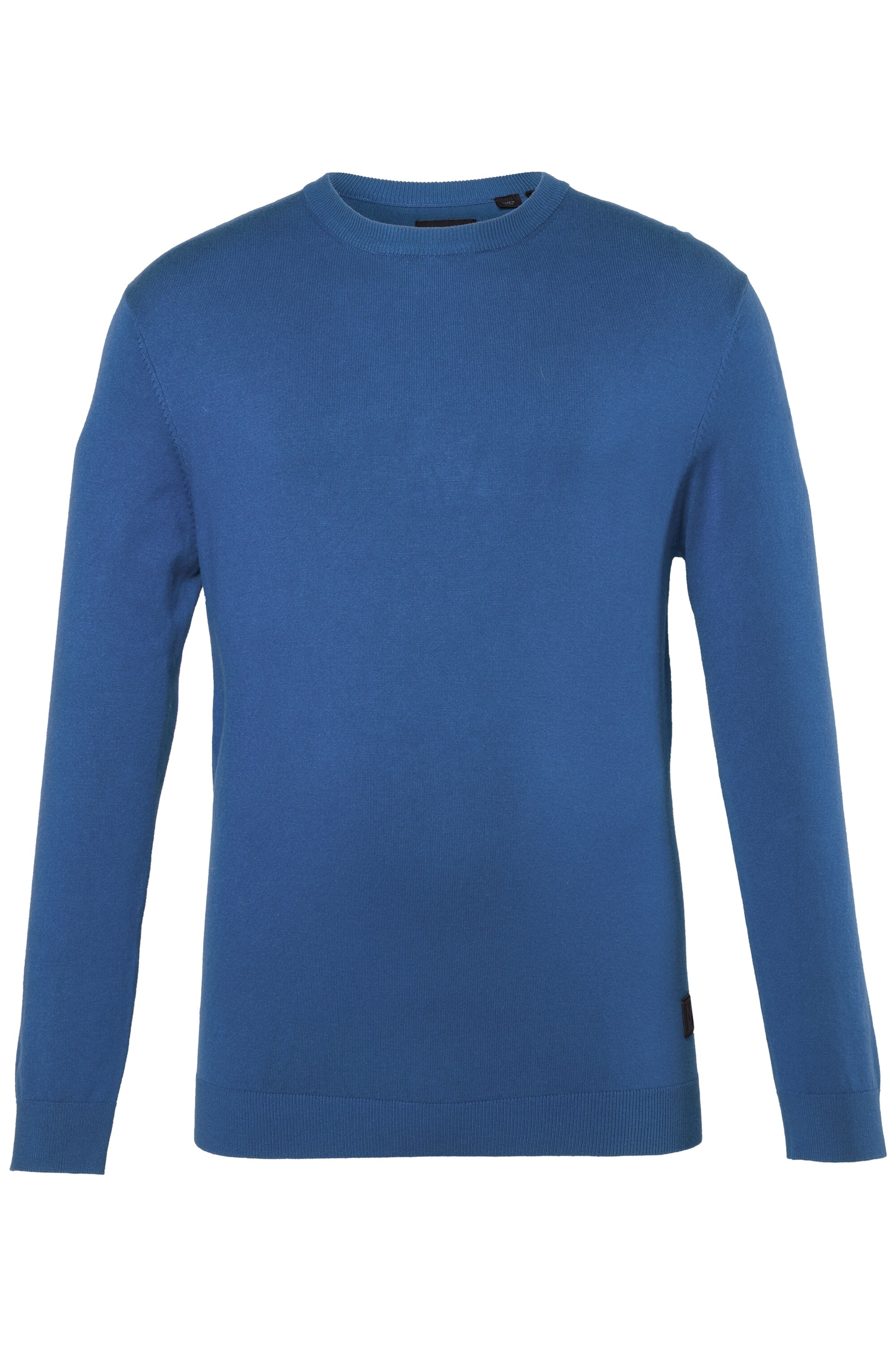 Men Plus Pullover in Blau: Vorderseite