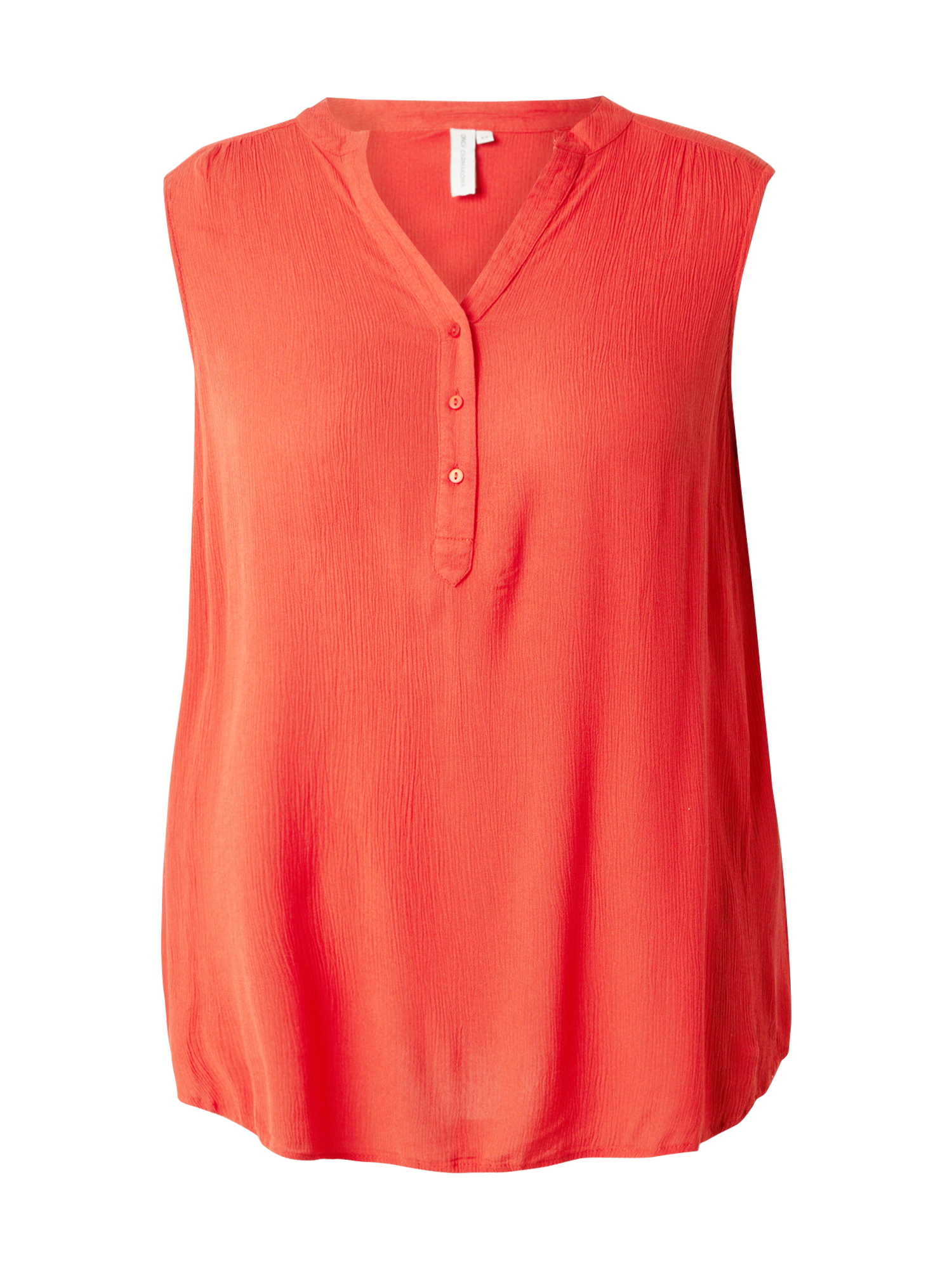 ONLY Carmakoma Carmumi SL Top Camicia Donna – Plus Size, Scollo A V, Dettagli Uncinetto, Colore Estivo