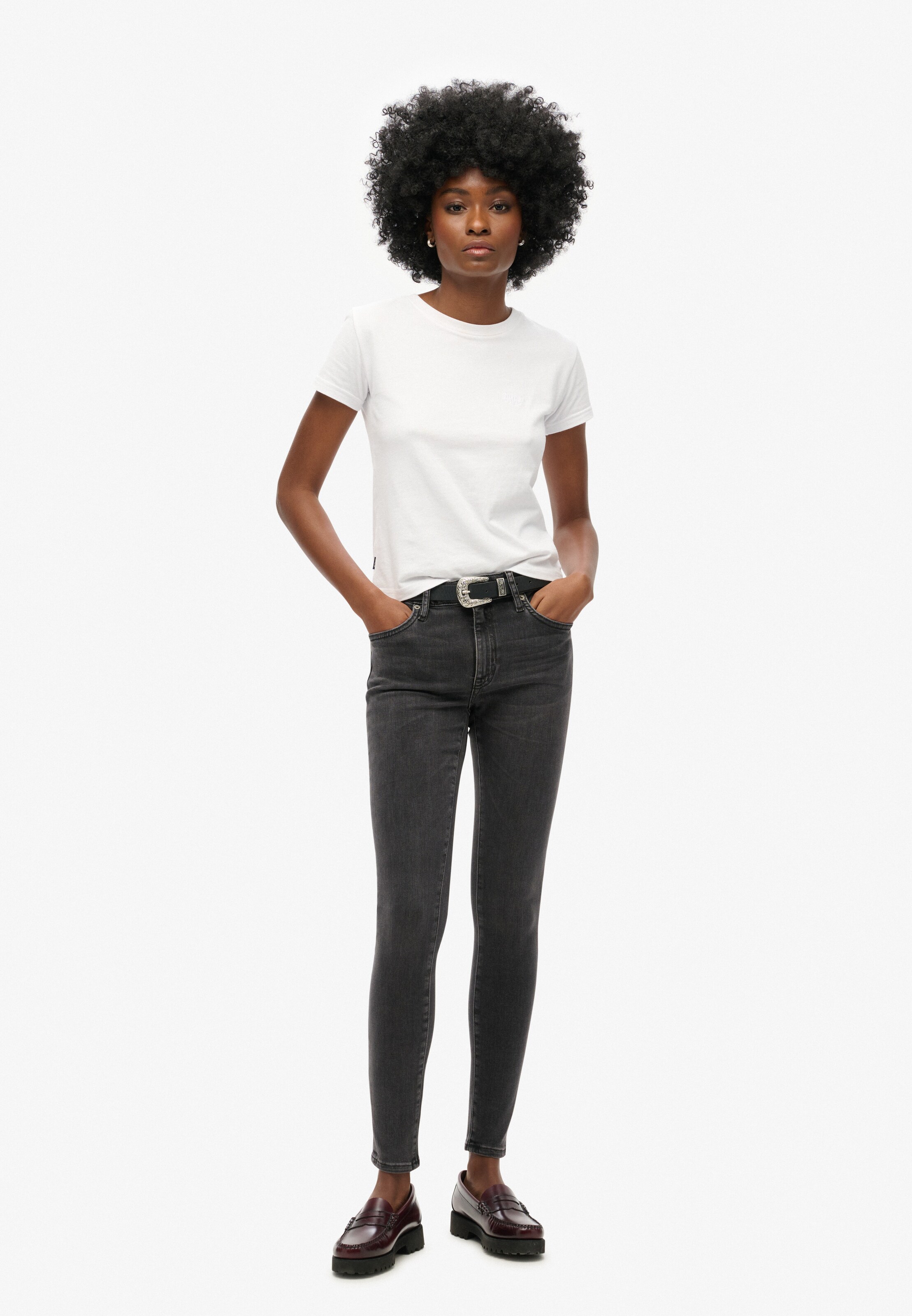 Superdry Skinny Jeans in Zwart