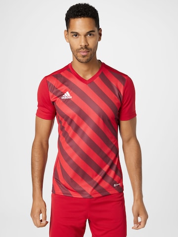 T-Shirt fonctionnel 'Entrada 22' ADIDAS SPORTSWEAR en rouge : devant