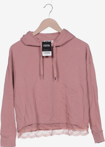 ABOUT YOU Sweatshirt & Zip-Up Hoodie in S in Pink: front