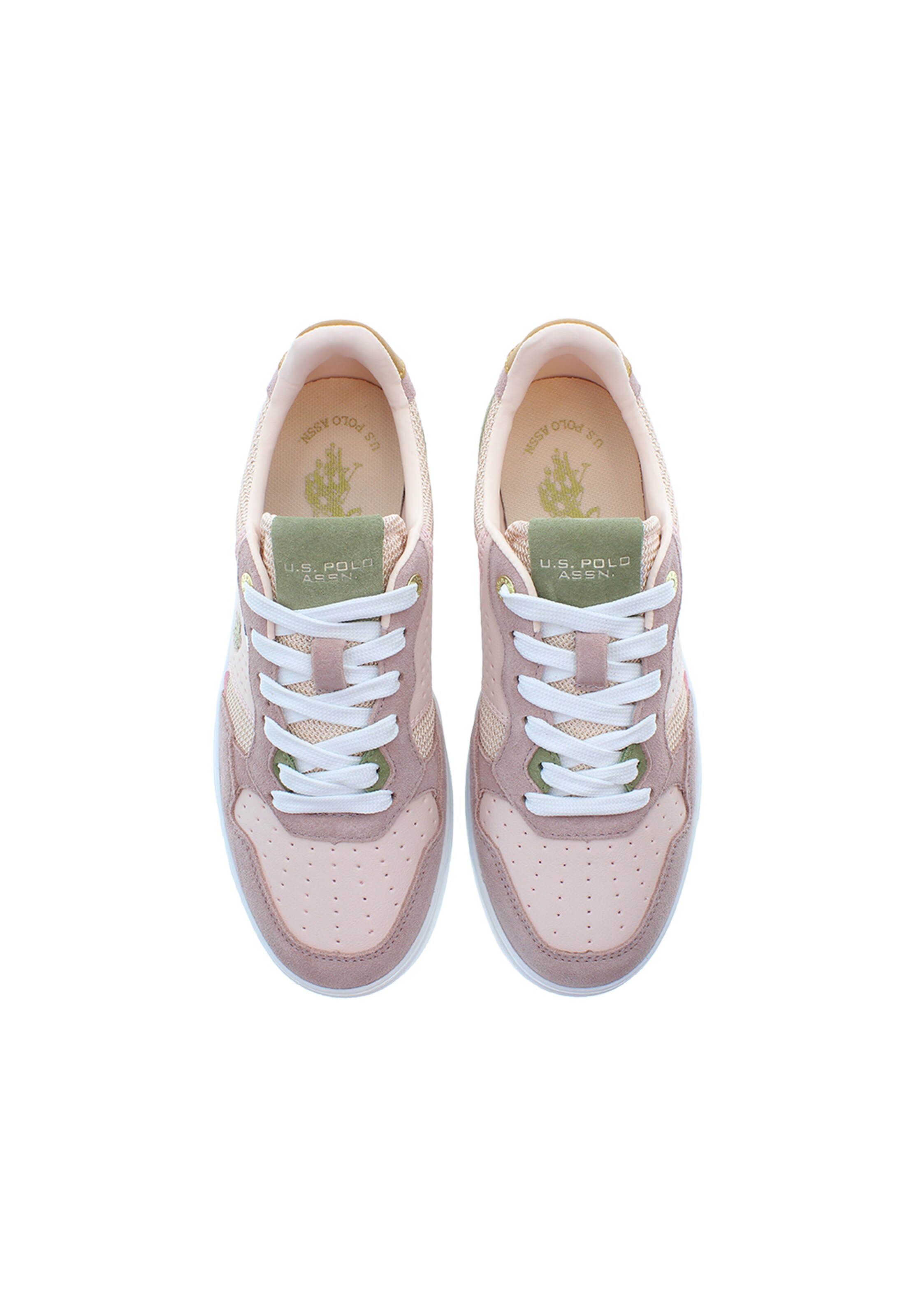 U.S. POLO ASSN. Sneakers laag in Roze