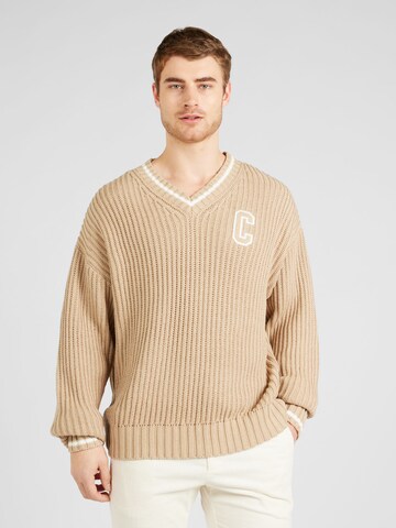 Champion Authentic Athletic Apparel Sweter w kolorze brązowy: przód